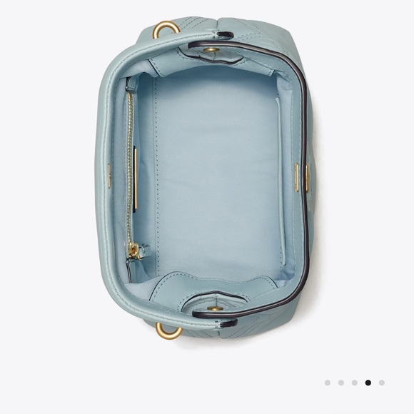 FLEMING SOFT SMALL FRAME CROSSBODY BAG SOFT BABY BLUE NEW !!! - Picture 2 of 5